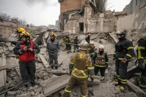 Rusko zintenzívnilo bombardovanie hlavného mesta Ukrajiny