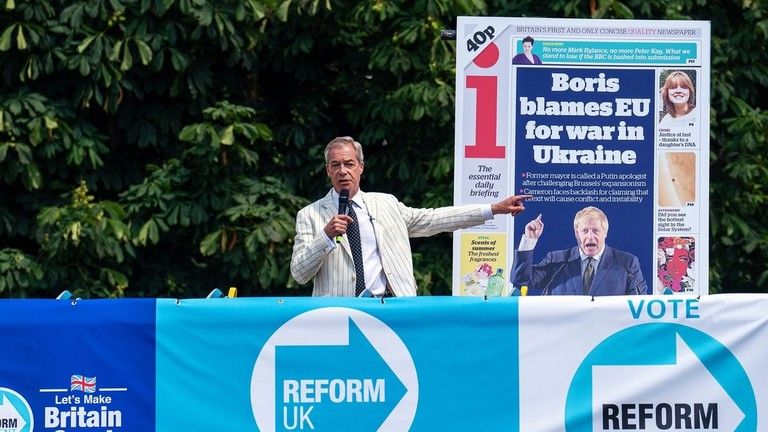 Farage povedal Zelenskému, že Ukrajinu môže zachrániť iba mier