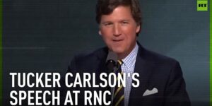 „Toto už nebol muž... toto bol vodca národa...“ – Tucker Carlson hovorí v RNC