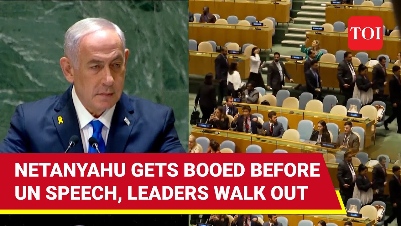 Netanyahu Shocked As World Leaders Walk Out Before His UNGA Speech I Watch